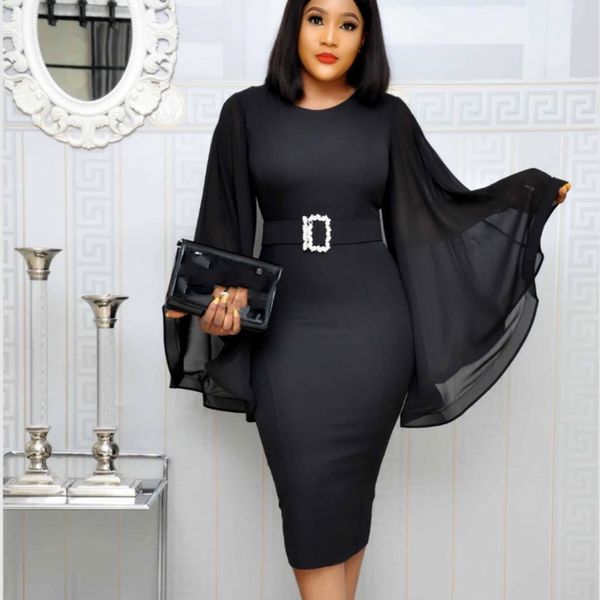 africa clothing chiffon long sleeve dress african dresses for women o-neck perspective slim dress office lady party, Red
africa clothing chiffon long sleeve dress african dresses for women o-neck perspective slim dress office lady party, Red