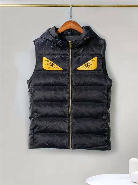 mens designer jacket vests hooded eye brand pattern coat fashion style zipper luxury vests thick warm jacket winter clothing, Black;white
mens designer jacket vests hooded eye brand pattern coat fashion style zipper luxury vests thick warm jacket winter clothing, Black;white
