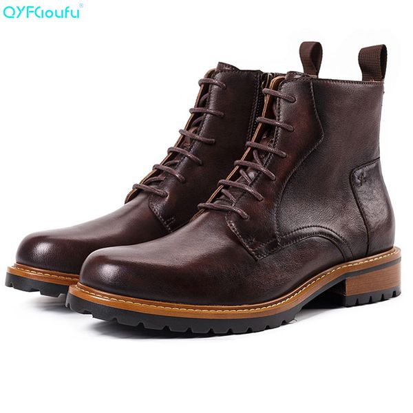 qyfcioufu 2019 autumn new men boots vintage brogue cowboy boots men shoes casual fashion lace-up for man green, Black
qyfcioufu 2019 autumn new men boots vintage brogue cowboy boots men shoes casual fashion lace-up for man green, Black