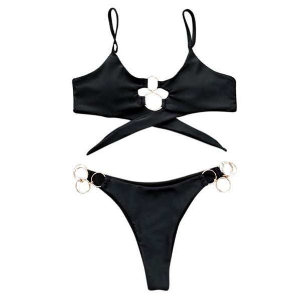 women bikini leopard print lace up rings swimsuit backless beach two-piece swimwear low waist swimsuit bikini xt01, White;black
women bikini leopard print lace up rings swimsuit backless beach two-piece swimwear low waist swimsuit bikini xt01, White;black