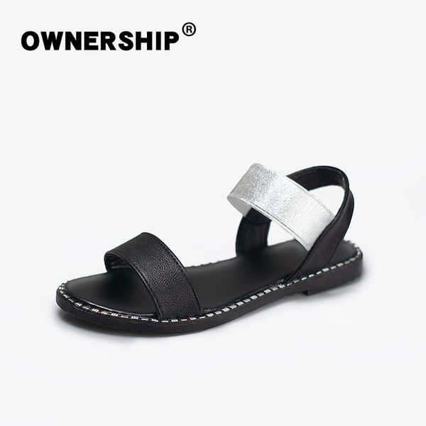 2020 summer women sandals comfortable elastic band women's flats female fashion sweet sewing open toe ladies shoes, Black
2020 summer women sandals comfortable elastic band women's flats female fashion sweet sewing open toe ladies shoes, Black