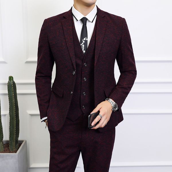 men suit jacket + pant + vest ,business wedding party mens 3 piece set , men blazer and waistcoat and trousers, White;black
men suit jacket + pant + vest ,business wedding party mens 3 piece set , men blazer and waistcoat and trousers, White;black