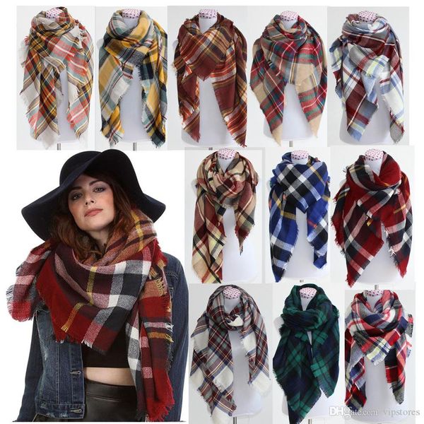 12 colors fashion plaid scarf for women warm oversized tartan scarf winter blanket pashmina scarves soft shawl scarf wraps, Blue;gray
12 colors fashion plaid scarf for women warm oversized tartan scarf winter blanket pashmina scarves soft shawl scarf wraps, Blue;gray