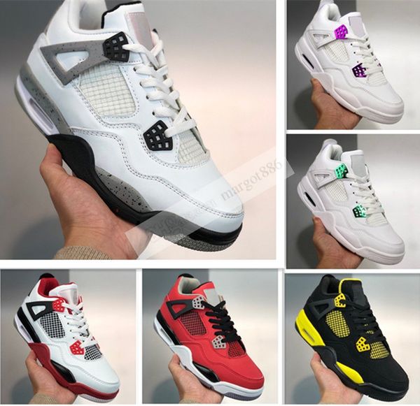 4 4s basketball shoes black cat rasta neon metallic purple red what the mens trainers sneakers sports size 36-47
4 4s basketball shoes black cat rasta neon metallic purple red what the mens trainers sneakers sports size 36-47