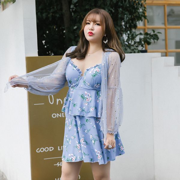 2020 new plus size swimsuit women's fat mm200 thin belly covering split skirt two piece swimsuit set
2020 new plus size swimsuit women's fat mm200 thin belly covering split skirt two piece swimsuit set