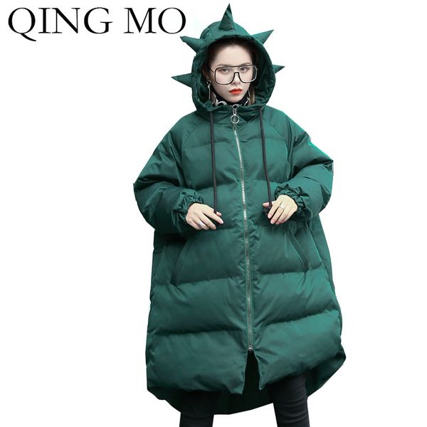 qing mo black grey green women hooded parkas 2019 women winter irregular wadded coat female drawstring coat oversized zqy2019
qing mo black grey green women hooded parkas 2019 women winter irregular wadded coat female drawstring coat oversized zqy2019