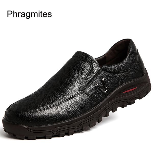 phragmites summer and autumn new father shoes soft casual men shoes leather simple design daily business dress, Black
phragmites summer and autumn new father shoes soft casual men shoes leather simple design daily business dress, Black