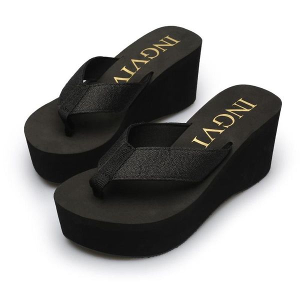 shoes woman 2020 candy colors beige heeled sandals woman's slippers on a wedge women heels low rubber flip flops shale female, Black
shoes woman 2020 candy colors beige heeled sandals woman's slippers on a wedge women heels low rubber flip flops shale female, Black