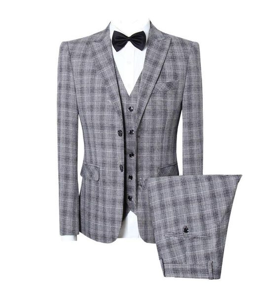 british style suit 3 pieces suit (coat +pants+vest) men blazer / 2020 suits plaid printed slim 2 sets, White;black
british style suit 3 pieces suit (coat +pants+vest) men blazer / 2020 suits plaid printed slim 2 sets, White;black