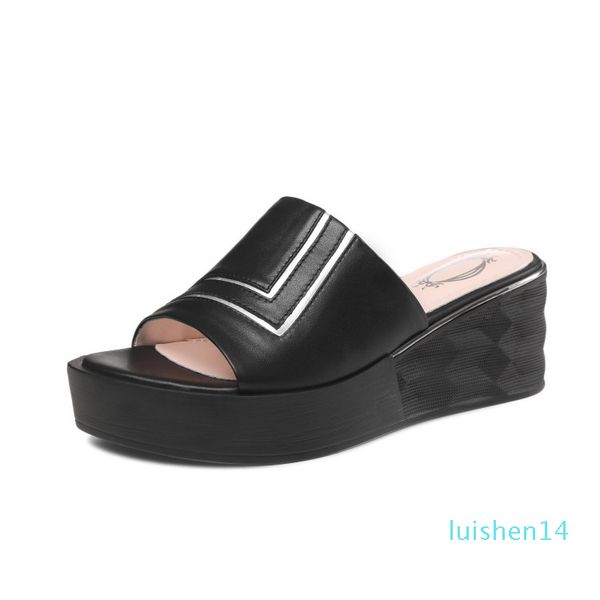 mljuese 2019 women slippers soft cow leather rome style summer open toe white color beaches sandals party wedding size 40 l14, Black
mljuese 2019 women slippers soft cow leather rome style summer open toe white color beaches sandals party wedding size 40 l14, Black