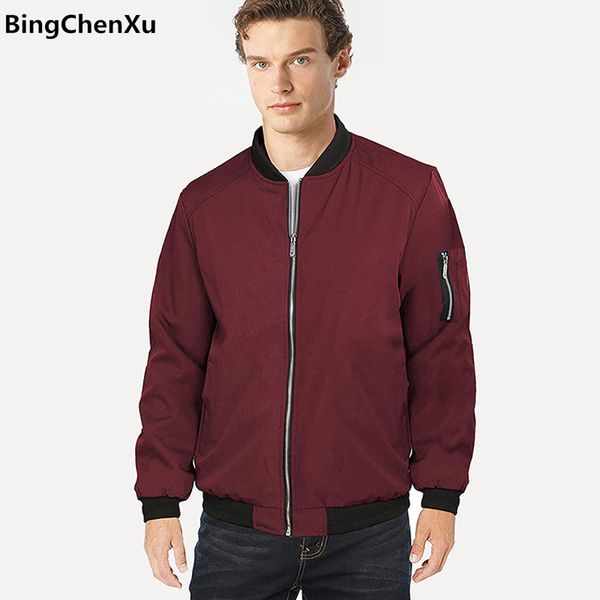 2020 spring autumn mens bomber jackets men casual solid zipper pilot jacket new thin jackets male coat slim fit coats 1, Black;brown
2020 spring autumn mens bomber jackets men casual solid zipper pilot jacket new thin jackets male coat slim fit coats 1, Black;brown