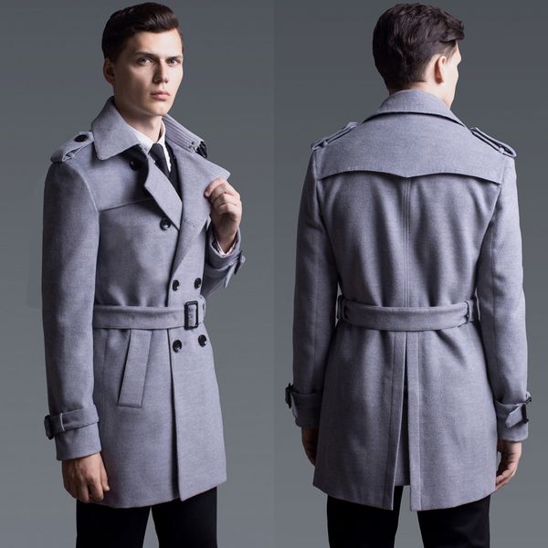 brand 2018 fashion 6xl plus size long sleeve brown woolen coat mens double breasted wool trench coat, Black
brand 2018 fashion 6xl plus size long sleeve brown woolen coat mens double breasted wool trench coat, Black