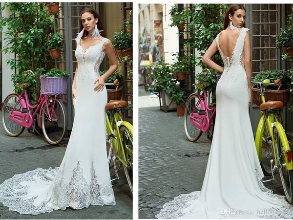 mermaid v neck lace beach corset wedding dresses backless 2019 vestidos de fiesta wedding gowns nigeria, White
mermaid v neck lace beach corset wedding dresses backless 2019 vestidos de fiesta wedding gowns nigeria, White