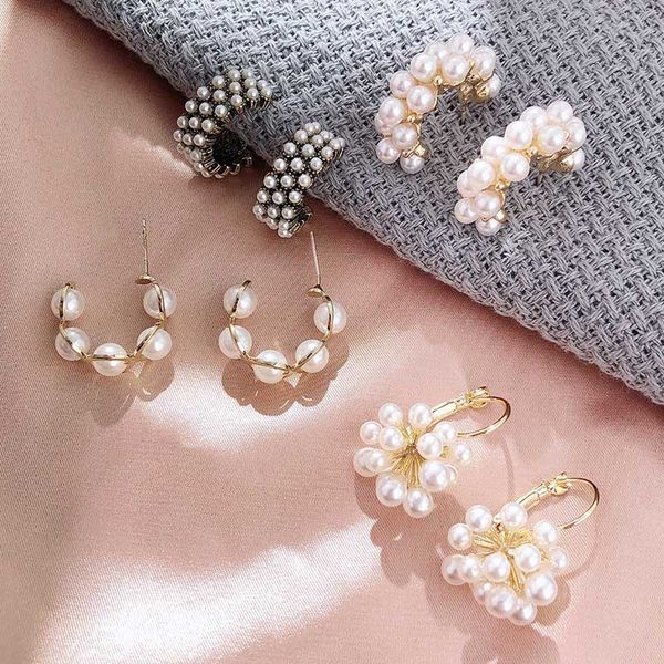 2020 new girl pearl earring for women metallic cute fashion winter gift jewelry accessories, Silver
2020 new girl pearl earring for women metallic cute fashion winter gift jewelry accessories, Silver