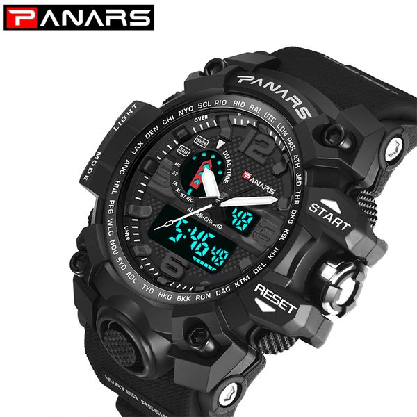 panars men outdoor sport watch for men waterproof digital led g male electronic wrist watches relogio masculino, Slivery;brown
panars men outdoor sport watch for men waterproof digital led g male electronic wrist watches relogio masculino, Slivery;brown