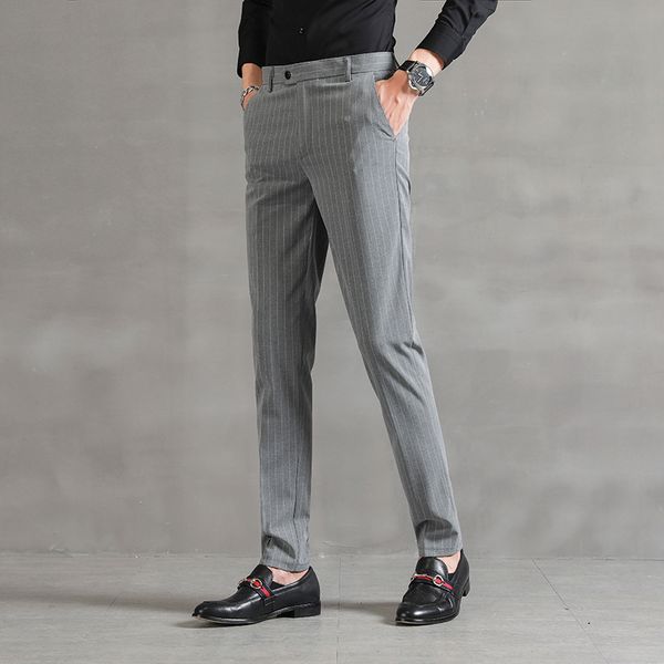 yasuguoji business casual striped pants men elegant slim fit mens dress pants 2020 new wedding suit trousers male suit, White;black
yasuguoji business casual striped pants men elegant slim fit mens dress pants 2020 new wedding suit trousers male suit, White;black