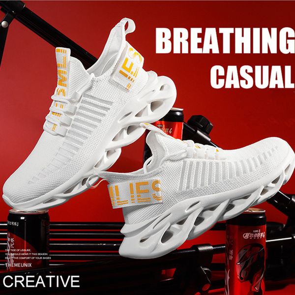 men lightweight blade running shoes shockproof lack up breathable male sneakers height increase walking gym shoes man, Black
men lightweight blade running shoes shockproof lack up breathable male sneakers height increase walking gym shoes man, Black