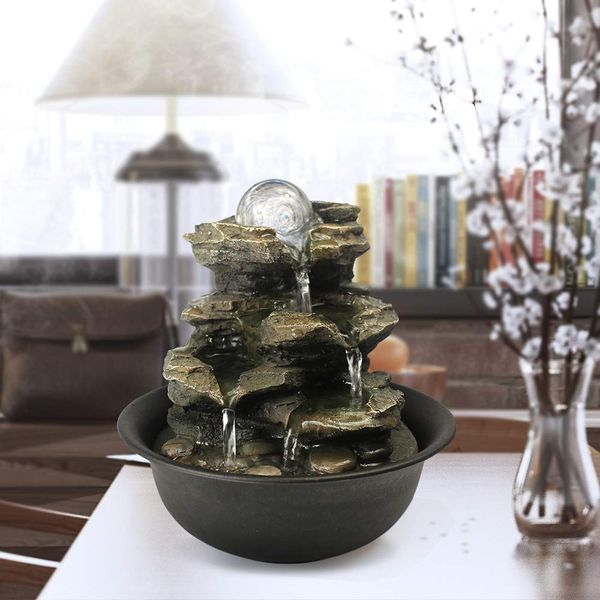 spinning orb rock cascading tablefountain, zen meditation indoor waterfall feature with led light for home office bedroom relaxation
spinning orb rock cascading tablefountain, zen meditation indoor waterfall feature with led light for home office bedroom relaxation