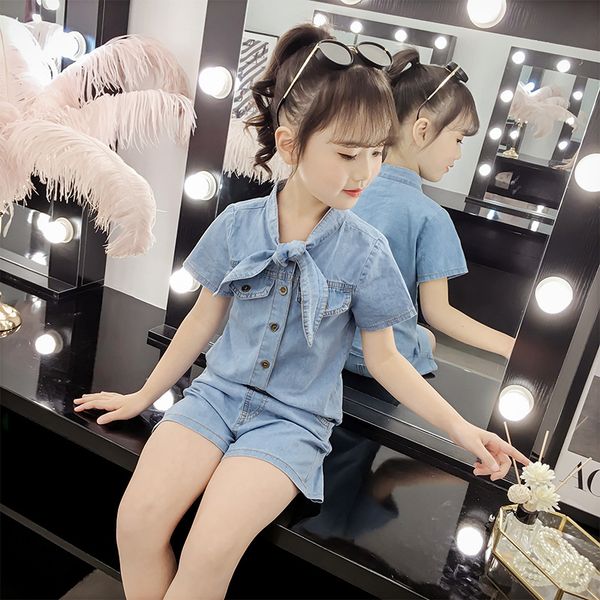 girls clothes 2020 new summer fashion children's clothing sets baby kids girls denim shirt and shorts two-piece suits, White
girls clothes 2020 new summer fashion children's clothing sets baby kids girls denim shirt and shorts two-piece suits, White