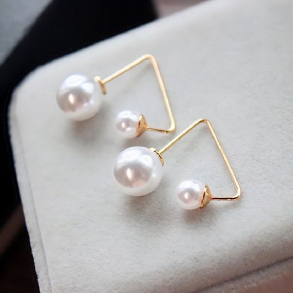2020 real rushed earing tassel earrings aretes e1015 han edition contracted personality open delta pearl lovely double triangle, Silver
2020 real rushed earing tassel earrings aretes e1015 han edition contracted personality open delta pearl lovely double triangle, Silver