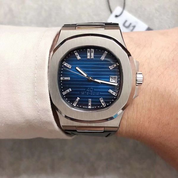 U1 factory nautilu 40th anniver ary pecial automatic mechanical movement blue 40mm dial apphire gla 316 tainle teel ca e men watch
U1 factory nautilu 40th anniver ary pecial automatic mechanical movement blue 40mm dial apphire gla 316 tainle teel ca e men watch