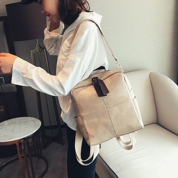 female bag 2020 new simple retro shoulder bag female casual backpack pu soft face travel backpack
female bag 2020 new simple retro shoulder bag female casual backpack pu soft face travel backpack