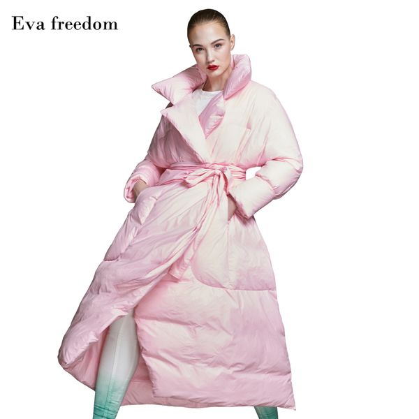 eva om 2018 winter stylish down jacket women's long thicken big quilt down coat with belt large size women's jacket, Black
eva om 2018 winter stylish down jacket women's long thicken big quilt down coat with belt large size women's jacket, Black