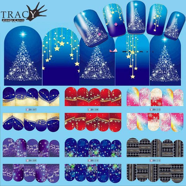 1pcs nail art christmas water transfer tips snowflake blue full wraps patterns temporary sticker nails diy tool trbn205-216, Black
1pcs nail art christmas water transfer tips snowflake blue full wraps patterns temporary sticker nails diy tool trbn205-216, Black