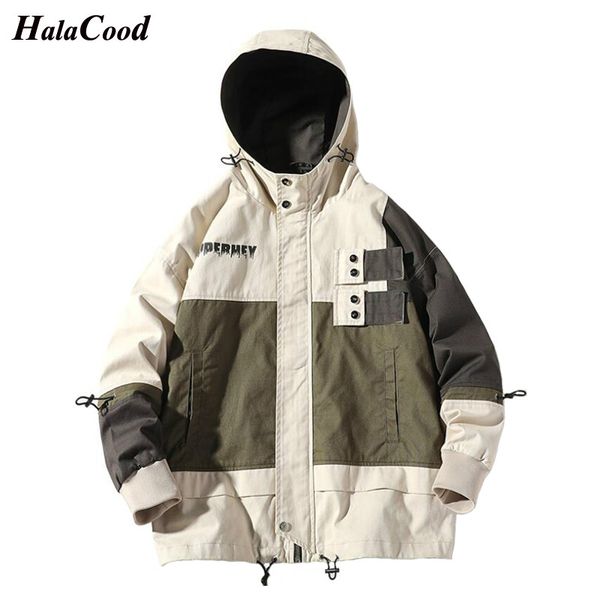 brand male hooded jackets men new patchwork color block pullover jacket fashion tracksuit coat men hip hop streetwear jacket, Black;brown
brand male hooded jackets men new patchwork color block pullover jacket fashion tracksuit coat men hip hop streetwear jacket, Black;brown