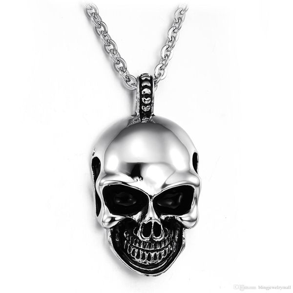 new arrival personalized skull pendant stainless steel necklaces gift for man gx807, Silver
new arrival personalized skull pendant stainless steel necklaces gift for man gx807, Silver