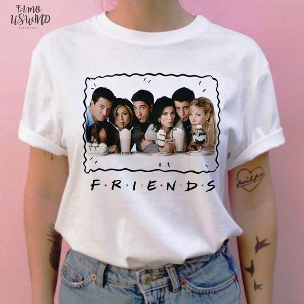 friend tv show women t shirt harajuku cartoon grunge streetwear tshirt summer femme clothes t shirt printing v neck shirts, White
friend tv show women t shirt harajuku cartoon grunge streetwear tshirt summer femme clothes t shirt printing v neck shirts, White