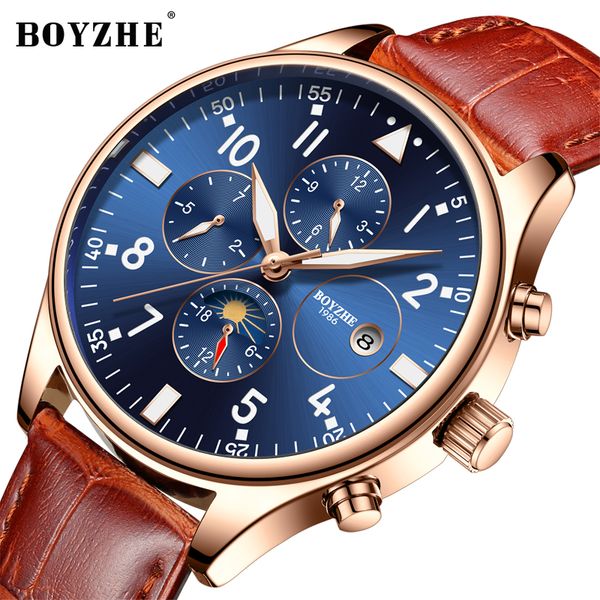 luxury automatic mechanical watch men stainless steel sports watches mens luminous hands waterproof man clock boyzhe, Slivery;brown
luxury automatic mechanical watch men stainless steel sports watches mens luminous hands waterproof man clock boyzhe, Slivery;brown