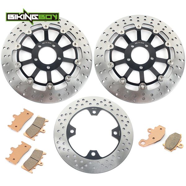 bikingboy for ninja zx6r zx6-r 98 99 00 01 zx-6r 636 02 zx9r zx-9r 1998 1999 front rear brake discs rotors disks pads
bikingboy for ninja zx6r zx6-r 98 99 00 01 zx-6r 636 02 zx9r zx-9r 1998 1999 front rear brake discs rotors disks pads