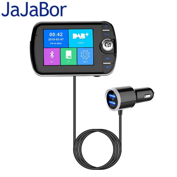 jajabor car dab digital radio fm transmitter bluetooth car kit handsmp3 player digital audio broadcast support tf card
jajabor car dab digital radio fm transmitter bluetooth car kit handsmp3 player digital audio broadcast support tf card