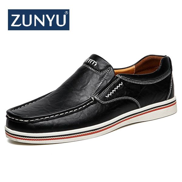 zunyu new men shoes genuine leather comfortable men casual shoes footwear chaussures flats for slip on lazy size 38-47, Black
zunyu new men shoes genuine leather comfortable men casual shoes footwear chaussures flats for slip on lazy size 38-47, Black