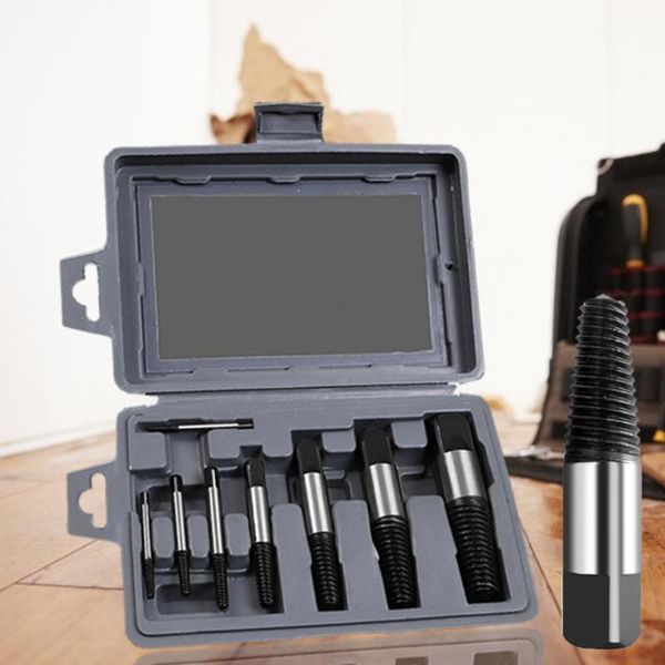 8pcs/lot screw extractor easy out set drill bits guide broken damaged bolt remover with carbon steel for removing tools
8pcs/lot screw extractor easy out set drill bits guide broken damaged bolt remover with carbon steel for removing tools
