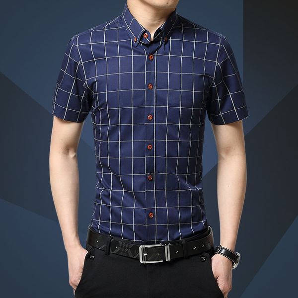 summer new men's short-sleeved shirt daily work social business casual formal dress lapel fashion high-quality male blouse, White;black
summer new men's short-sleeved shirt daily work social business casual formal dress lapel fashion high-quality male blouse, White;black