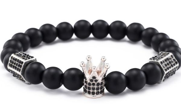 8mm hh432 gold silver micro pave cz zircon cubic zirconia bracelet adjusted nature stone bead frosted agate onyx bangles, Black
8mm hh432 gold silver micro pave cz zircon cubic zirconia bracelet adjusted nature stone bead frosted agate onyx bangles, Black