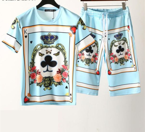 Poker Clothing Set New Design Men Clothing Comfortable Wear Flower Print Summer Tracksuits Short Sleeve Tee+Short Pant
Poker Clothing Set New Design Men Clothing Comfortable Wear Flower Print Summer Tracksuits Short Sleeve Tee+Short Pant