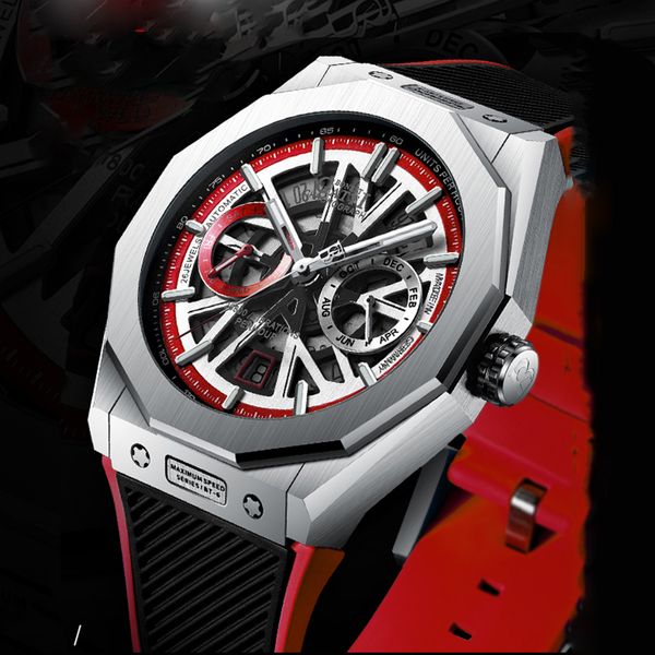 2019 new automatic mechanical radon watches sapphire crystal 5atm rubber strap sport male watch fashion multicolor wrist watch, Slivery;brown
2019 new automatic mechanical radon watches sapphire crystal 5atm rubber strap sport male watch fashion multicolor wrist watch, Slivery;brown