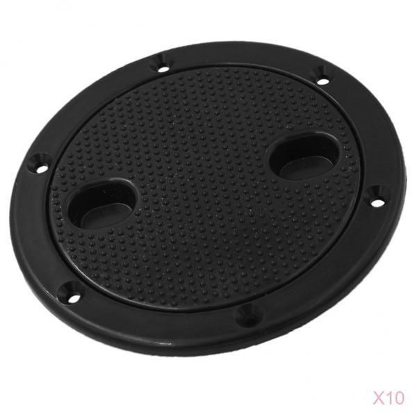 10pcs marine boat 4inch access hatch cover - round, screw out deck inspection plate
10pcs marine boat 4inch access hatch cover - round, screw out deck inspection plate