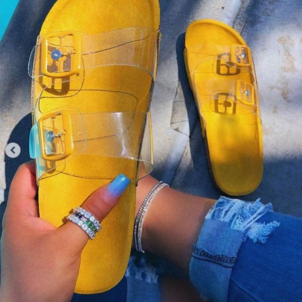 travel women slippers summer flat heel clear fashion casual shopping sandy beach buckle strap ladies soft bottom non-slip lazy, Black
travel women slippers summer flat heel clear fashion casual shopping sandy beach buckle strap ladies soft bottom non-slip lazy, Black