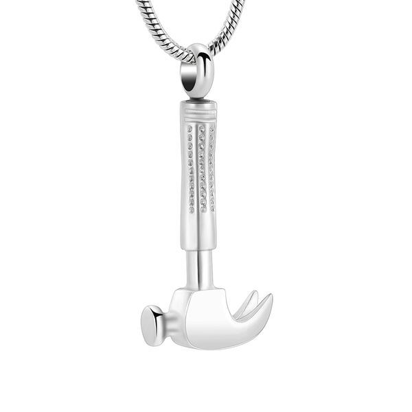ijd10521 нержавеющей стали молот форма keepsake подвеска для мужчин гвоздодера кремации ювелирных изделий для человека ashes, Silver
ijd10521 нержавеющей стали молот форма keepsake подвеска для мужчин гвоздодера кремации ювелирных изделий для человека ashes, Silver