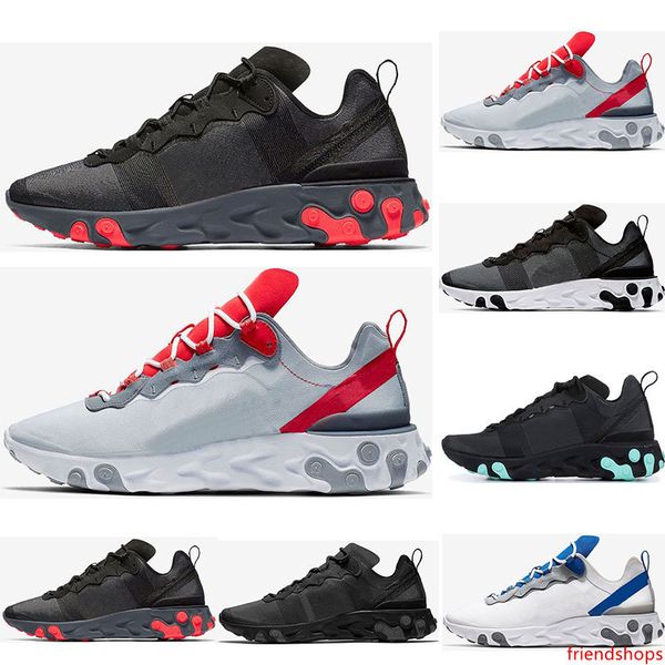 new designer react element 55 running shoes for men womens jade solar red triple black white royal red sports sneakers shoes size 36-45
new designer react element 55 running shoes for men womens jade solar red triple black white royal red sports sneakers shoes size 36-45