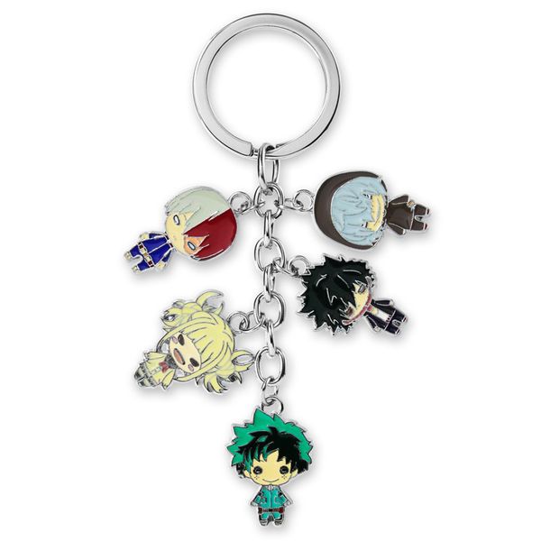 my hero academia keychain cartoon figure izuku midoriya pendant boku no hiro asui tsuyu alloy keyring, Silver
my hero academia keychain cartoon figure izuku midoriya pendant boku no hiro asui tsuyu alloy keyring, Silver