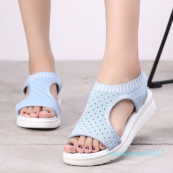 women sandals 2019 new female shoes woman summer wedge comfortable sandals ladies slip-on flat women sandalias c27, Black
women sandals 2019 new female shoes woman summer wedge comfortable sandals ladies slip-on flat women sandalias c27, Black