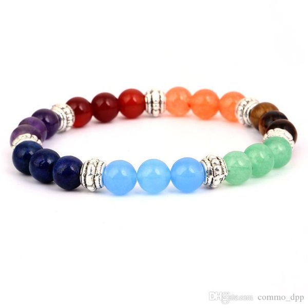 7 chakra bracelet men healing balance beads chain reiki buddha prayer agate tiger natural stone bangle for women fashion jewelry, Black
7 chakra bracelet men healing balance beads chain reiki buddha prayer agate tiger natural stone bangle for women fashion jewelry, Black