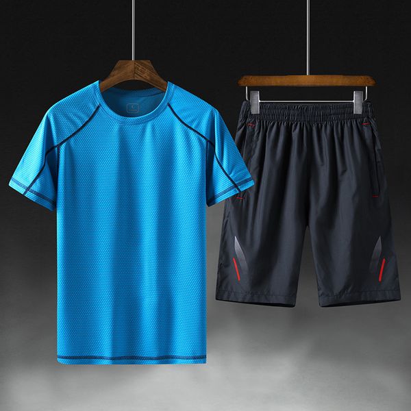 new men casual set fashion 2 pcs suit short sleeve t-shirt shorts comfortable sets male sportswear tracksuit summer sportsuit, Gray
new men casual set fashion 2 pcs suit short sleeve t-shirt shorts comfortable sets male sportswear tracksuit summer sportsuit, Gray