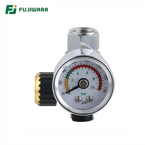 fujiwara spray gun barometer regulator valve environmental protection pressure gauge air inlet g1/4 air outlet g1/4
fujiwara spray gun barometer regulator valve environmental protection pressure gauge air inlet g1/4 air outlet g1/4