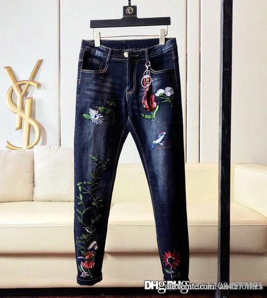 19ss brand mens designer pants mens skinny jeans pantaloni firmati fashion european and american jeans skinny pour hommes, Blue
19ss brand mens designer pants mens skinny jeans pantaloni firmati fashion european and american jeans skinny pour hommes, Blue